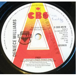 Deniece Williams Free Vinyl 7" USED