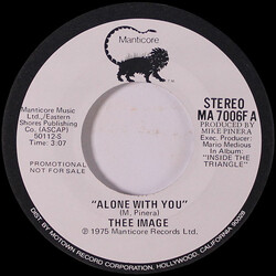 Thee Image Alone With You Vinyl 7" USED