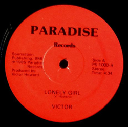 Victor Howard Lonely Girl Vinyl 12" USED