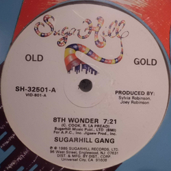 Sugarhill Gang 8th Wonder / Sugarhill Groove Vinyl 12" USED