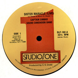 Captain Sinbad / Sound Dimension / Nana McLean Sister Maracle (Live) / Till I Kiss You Vinyl 12" USED