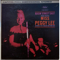 Peggy Lee Peggy Lee At Basin Street East Vinyl LP USED