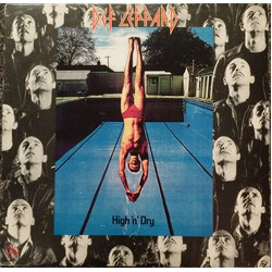 Def Leppard High 'N' Dry Vinyl LP USED