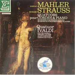 Gustav Mahler / Richard Strauss / Quatuor Ivaldi Quatuors Pour Cordes & Piano Vinyl LP USED