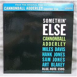 Cannonball Adderley Somethin' Else Vinyl LP USED