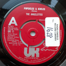 The Angelettes Popsicles & Icicles Vinyl 7" USED