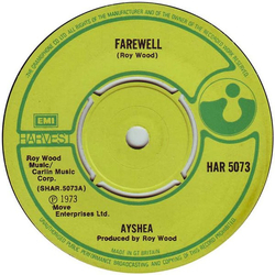 Ayshea Brough Farewell Vinyl 7" USED