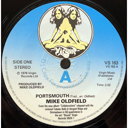Mike Oldfield Portsmouth Vinyl 7" USED