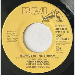 Kenny Rogers / Dolly Parton Islands In The Stream USED VINYL 7INCH 45 RPM PROMO STEREO MONO