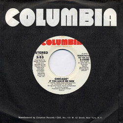 Chicago (2) If You Leave Me Now Vinyl 7" USED