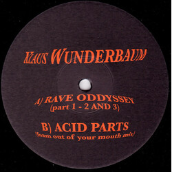 Klaus Wunderbaum Rave Oddyssey (Part 1-2 And 3) Vinyl 12" USED