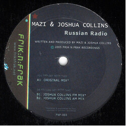 Mazi Namvar / Joshua Collins Russian Radio Vinyl 12" USED