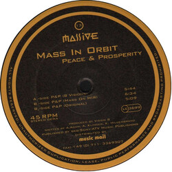Mass In Orbit Peace & Prosperity Vinyl 12" USED