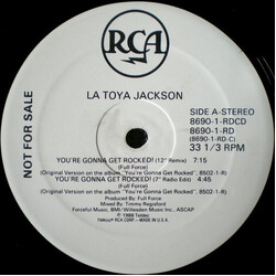 La Toya Jackson You're Gonna Get Rocked USED VINYL 12INCH PROMO