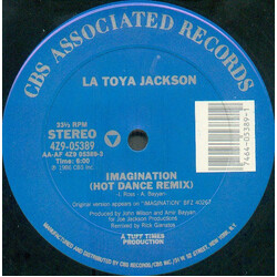 La Toya Jackson Imagination USED VINYL 12INCH 33 S RPM SINGLE