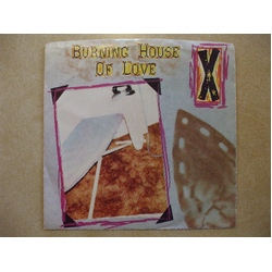 X (5) Burning House Of Love Vinyl 7" USED