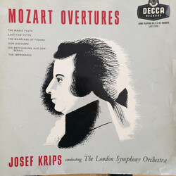 Wolfgang Amadeus Mozart / Josef Krips / London Symphony Orchestra Mozart Overtures Vinyl LP USED