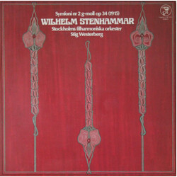 Wilhelm Stenhammar / Stockholms Filharmoniska Orkester / Stig Westerberg Symfoni Nr 2 G-Moll Op 34 (1915) Vinyl LP USED