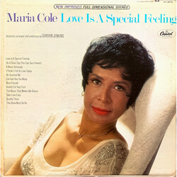Maria Cole Love Is A Special Feeling Vinyl LP USED