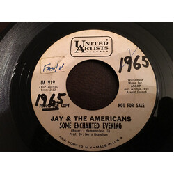 Jay & The Americans Some Enchanted Evening Vinyl 7" USED