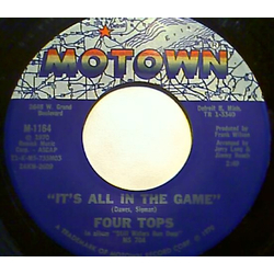 Four Tops It's All In The Game / Love (Is The Answer) Vinyl 7" USED