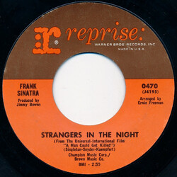 Frank Sinatra Strangers In The Night / Oh, You Crazy Moon Vinyl 7" USED