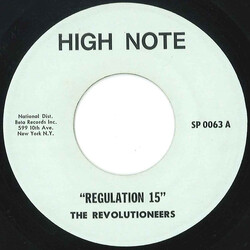 The Revolutionaries Regulation 15 Vinyl 7" USED