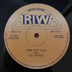 Sgt. Pepper / Salt & Pepper (3) Come Back Again / Come Back Shirley Vinyl 12" USED