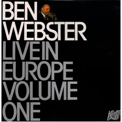 Ben Webster Live In Europe Volume One Vinyl LP USED