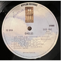Eagles Eagles Vinyl LP USED
