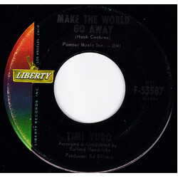 Timi Yuro Make The World Go Away Vinyl 7" USED