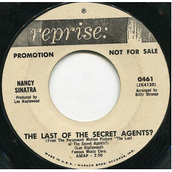 Nancy Sinatra The Last Of The Secret Agents? Vinyl 7" USED