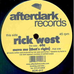 Rick West OTC / Move Me Vinyl 12" USED
