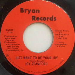 Joy Stanford Just Want To Be Your Joy Vinyl 7" USED