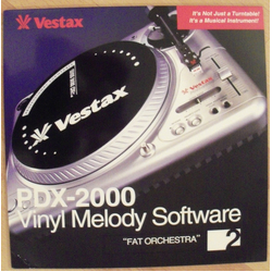 Unknown Artist PDX-2000 Vinyl Melody Software 2 (Fat Orchestra) Vinyl LP USED