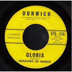 The Shadows Of Knight Gloria Vinyl 7" USED