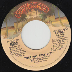 Kiss Detroit Rock City Vinyl 7" USED