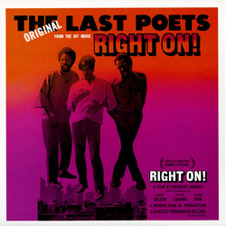 The Last Poets Right On! (Original Soundtrack) Vinyl LP USED