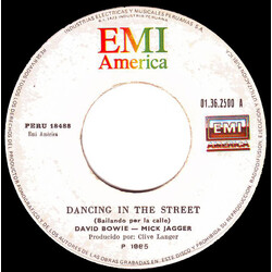 David Bowie / Mick Jagger Dancing In The Street (Bailando Por La Calle) Vinyl 7" USED