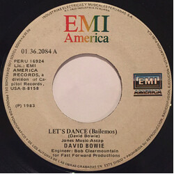 David Bowie Let's Dance = Bailemos Vinyl 7" USED