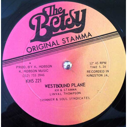 Linval Thompson / Johnny Clarke Westbound Plane / Ride On Young Girl Vinyl 12" USED