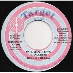 Hogga Thunder Call Man Clown Vinyl 7" USED