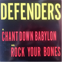 The Defenders Chant Down Babylon / Rock Your Bones Vinyl 12" USED