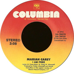 Mariah Carey I Am Free / One Sweet Day Vinyl 7" USED
