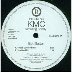 KMC (2) / Sandy Get Better USED VINYL 12INCH 33 S RPM PROMO