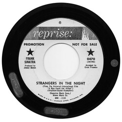 Frank Sinatra Strangers In The Night / Oh, You Crazy Moon Vinyl 7" USED