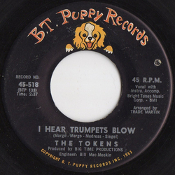 The Tokens I Hear Trumpets Blow / Don't Cry, Sing Along With The Music Vinyl 7" USED
