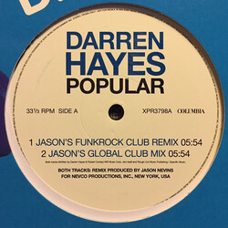 Darren Hayes Popular USED VINYL 12INCH PROMO