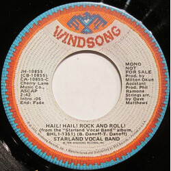 Starland Vocal Band Hail! Hail! Rock And Roll! Vinyl 7" USED