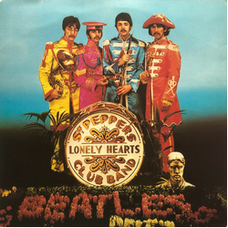 The Beatles Sgt. Pepper's Lonely Hearts Club Band / With A Little Help From My Friends Vinyl 7" USED